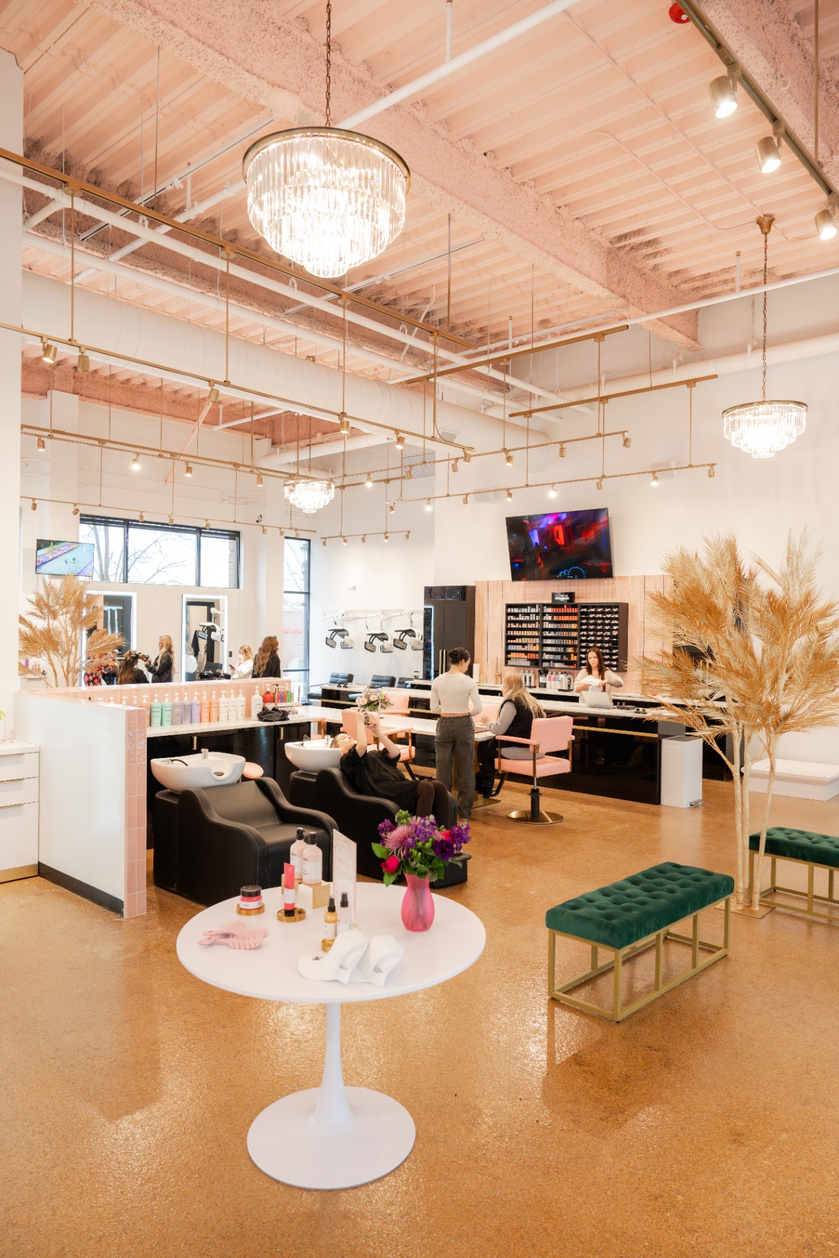 Christina White Salon Interior
